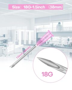 18 gauge 1.5 inch needle only 18 gauge 1.5 inch needle only