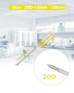 20 gauge 1.5 inch needle only 20 gauge 1.5 inch needle only