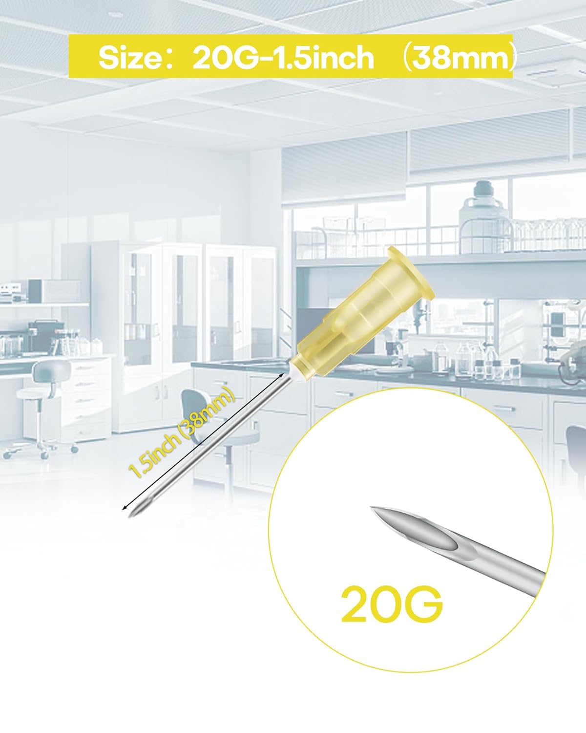 20 gauge 1.5 inch needle only