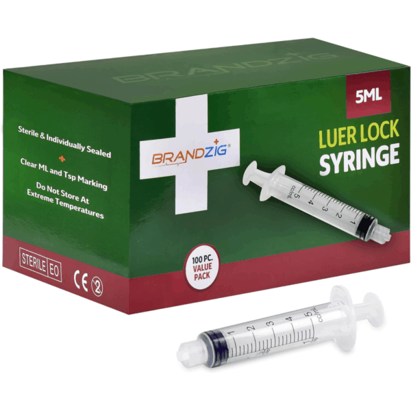 5ml syringe only 100 count