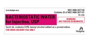 Bacteriostatic Water 30ml Bacteriostatic Water 30ml