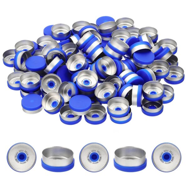 20mm Flip Off Vial Seals Blue