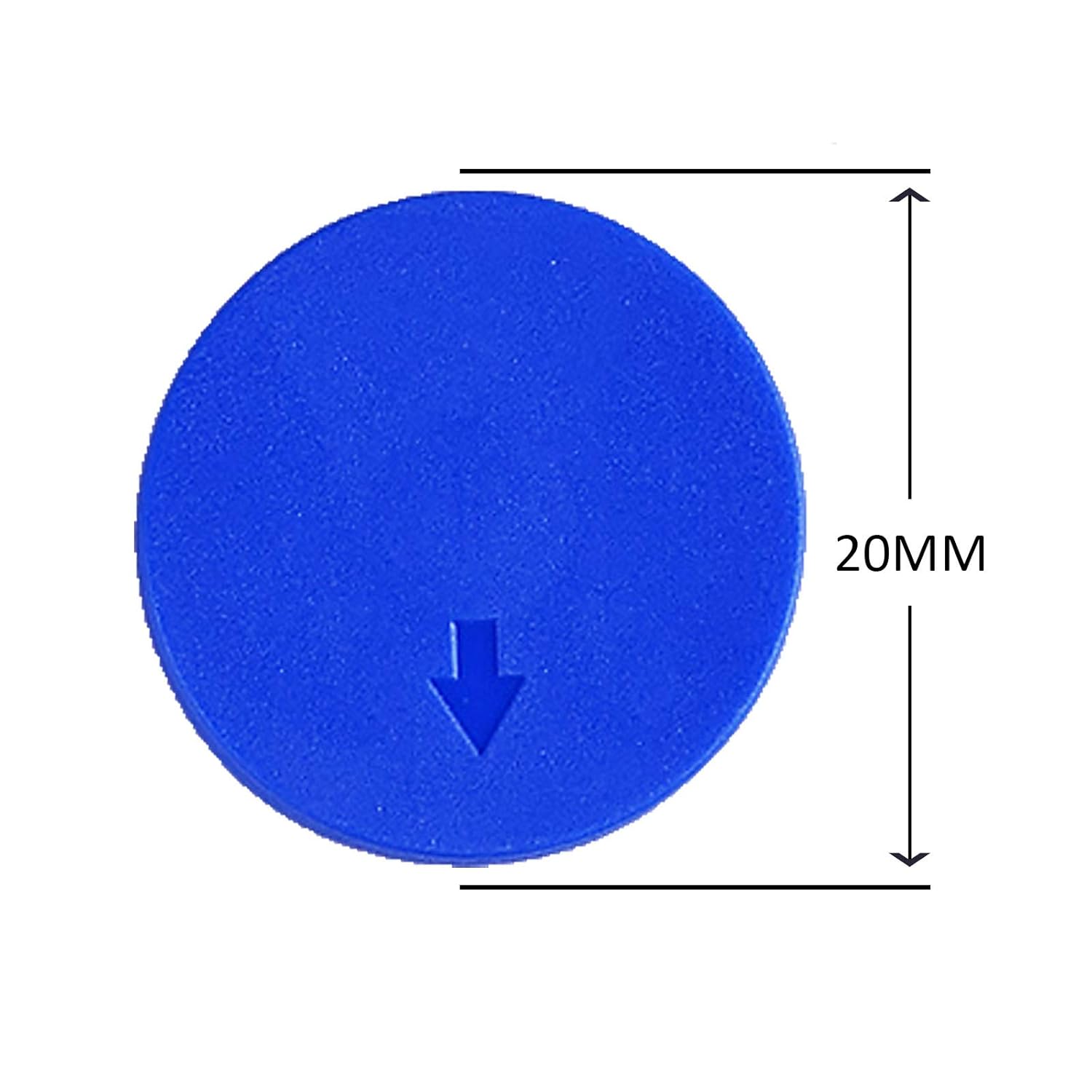 20mm Flip Off Vial Seals Blue