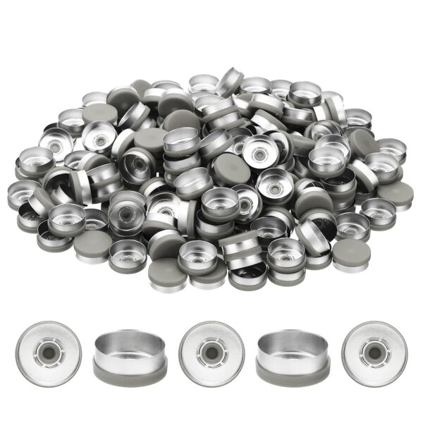 20mm Flip Off Vial Seals Grey